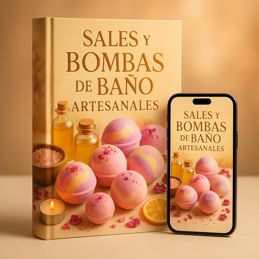 🛁 Sales y Bombas de Baño Artesanales: Recetario Exclusivo para Spa Casero